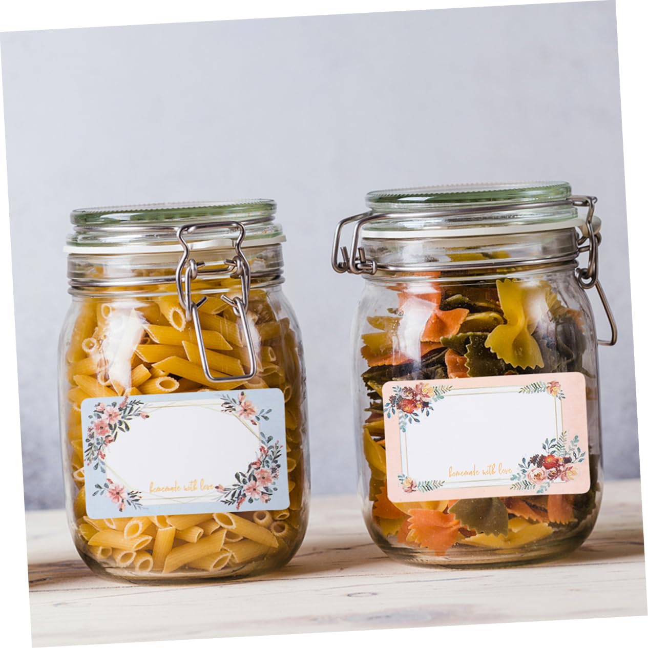 NUOBESTY 5 Sätze Namensaufkleber Aufkleber Für Gewürzdosen Leere Klebeetiketten Namensschild Kennzeichnungsetikett Etikettenband Aufkleber Mit Namensetiketten Papier 2 Rollen * 5