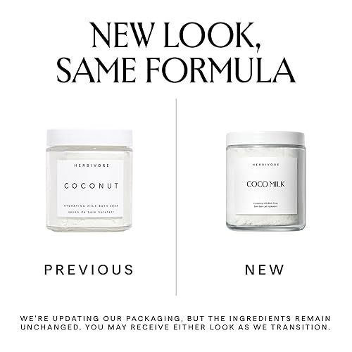 Miniatura 3 de HERBIVORE Coconut Milk Bath Soak Deeply Hydrating + Skin Softening, Soothing Light Coconut Scent, Vegan, Plant-Based