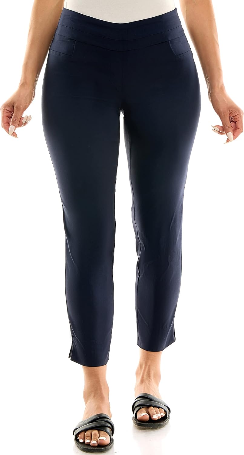 Zac & Rachel Women's Pull-On Ankle Length Pants with Millennium Fabric - Image 2