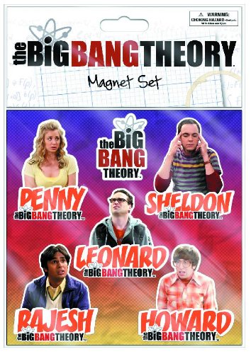 Big Bang Theory - Magnet Set - 6 Pack (Penny, Sheldon, Leonard, Howard, Raj & Logo)