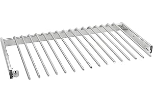 Rev-A-Shelf Pull Out Wire Frame for Pants and Trousers, Space-Saving Closet Organizer