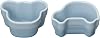 Le Creuset Heat-Resistant Container for Children, Baby Twin Ramekin Bear & Car, Coastal Blue, Heat Resistant, Cold Resistant, MicrowaveOven Safe, Baby Shower, First Feeding, Boy Gift Japan Regular