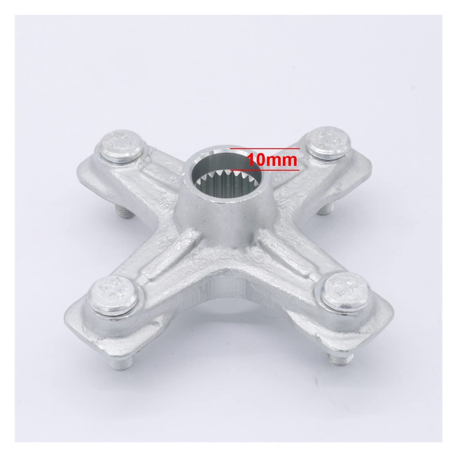 4*M10 115mm 24T Hinterachse Radnabe Kompatibel mit Motoland 250s RAPTOR ATV YFM 350 450 660 700 Mikilon Rapide 250S 1PE-F53K0-00