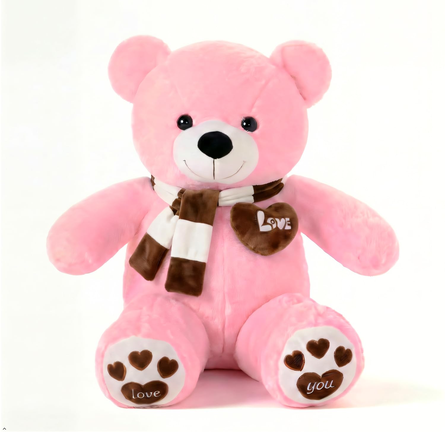 YunNasi Orso di Peluche Gigante Orsacchiotto Gigante | Morbido Peluche Giganti (80cm, Rosa)