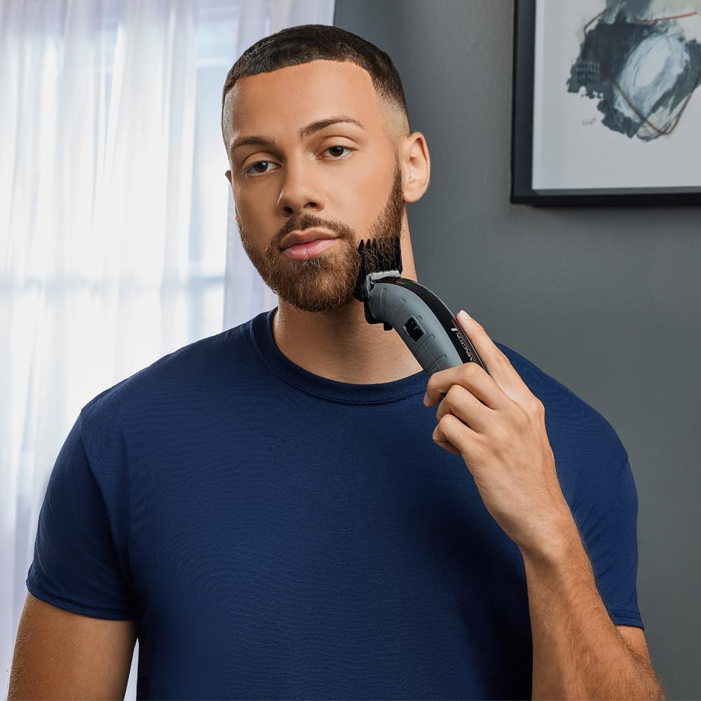 Remington Tondeuse Cheveux [Anti-Choc] Indestructible (Coque Poycarbonate, Moteur Pro résistant, Lames Acier Japonais, 11 Sabots 3-25mm, Batterie Lithium, Autonomie 120min, Mallette) Tondeuse HC5880