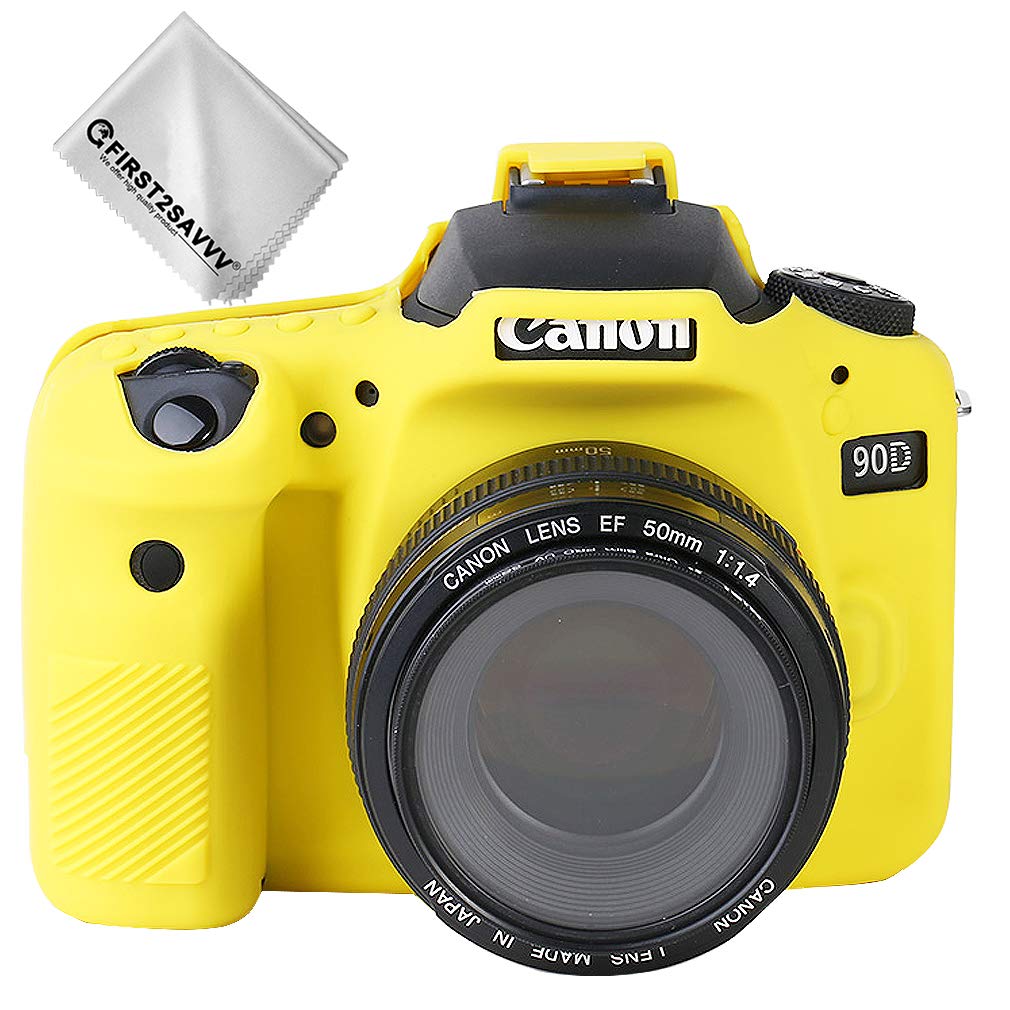 Amazon | 黄 キヤノン Canon EOS 90D 専用 TPUシリコンカメラバッグ