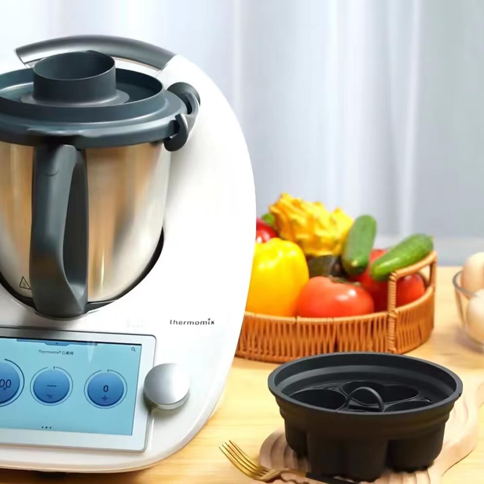 Food Grade Silicone Egg Boiler Silicone Egg Breakfast Steamed Egg Mould for Thermomix TM6/for Thermomix TM5/for Thermomix TM31