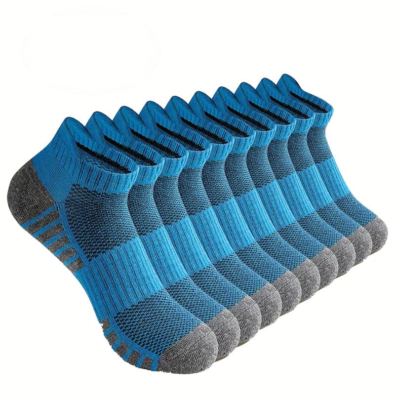 Sports Socks for Men, Breathable and Comfortable, Suitable for Sports and Daily Wear (10 Pairs)