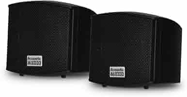 Acoustic Audio AA321Bスピーカー AA321B-2Pr 壁掛 Amazon.com: Acoustic Audio AA321B Mountable Indoor Speakers