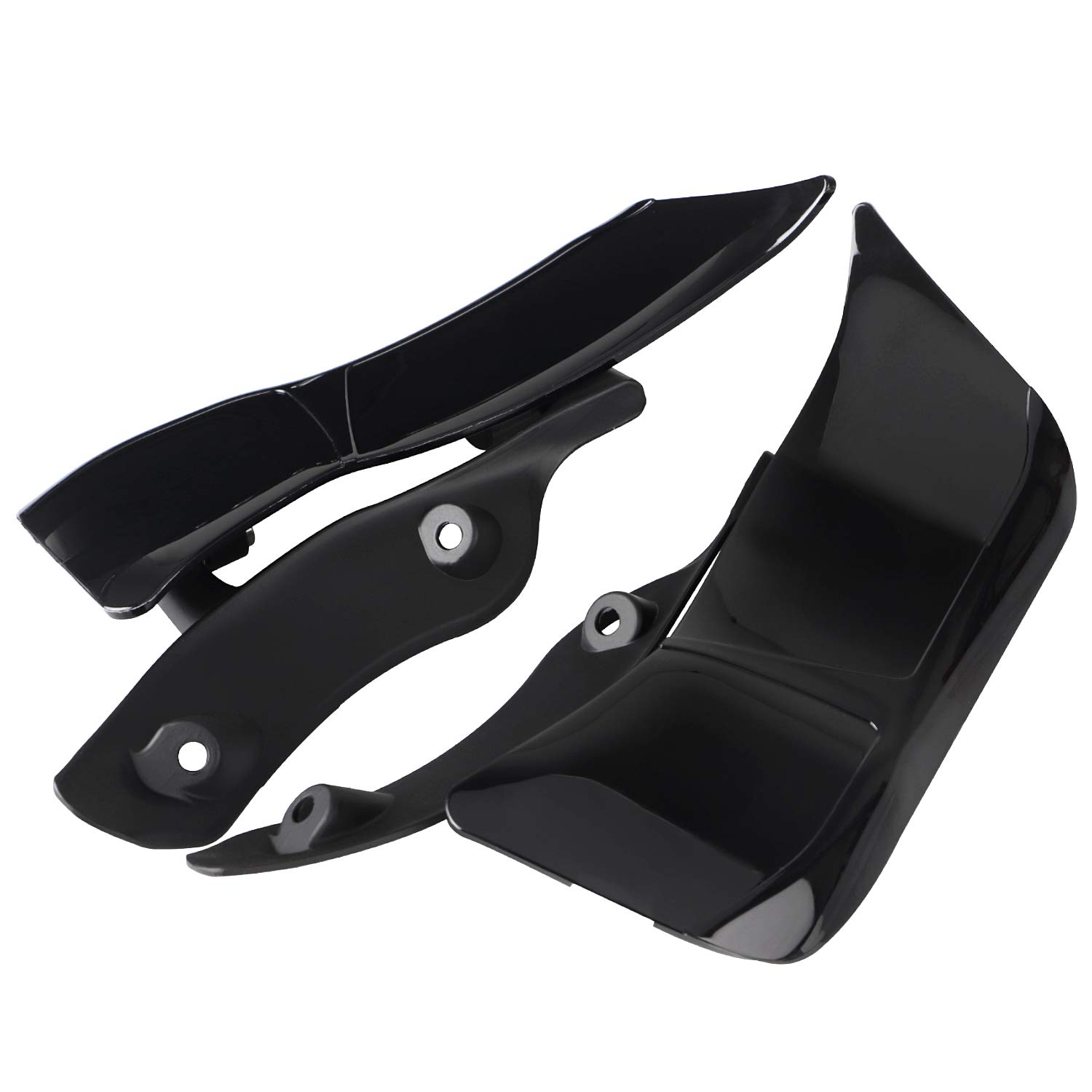 Amazon.com: XMMT ABS Black Side Wing Adjustable Windshield Air