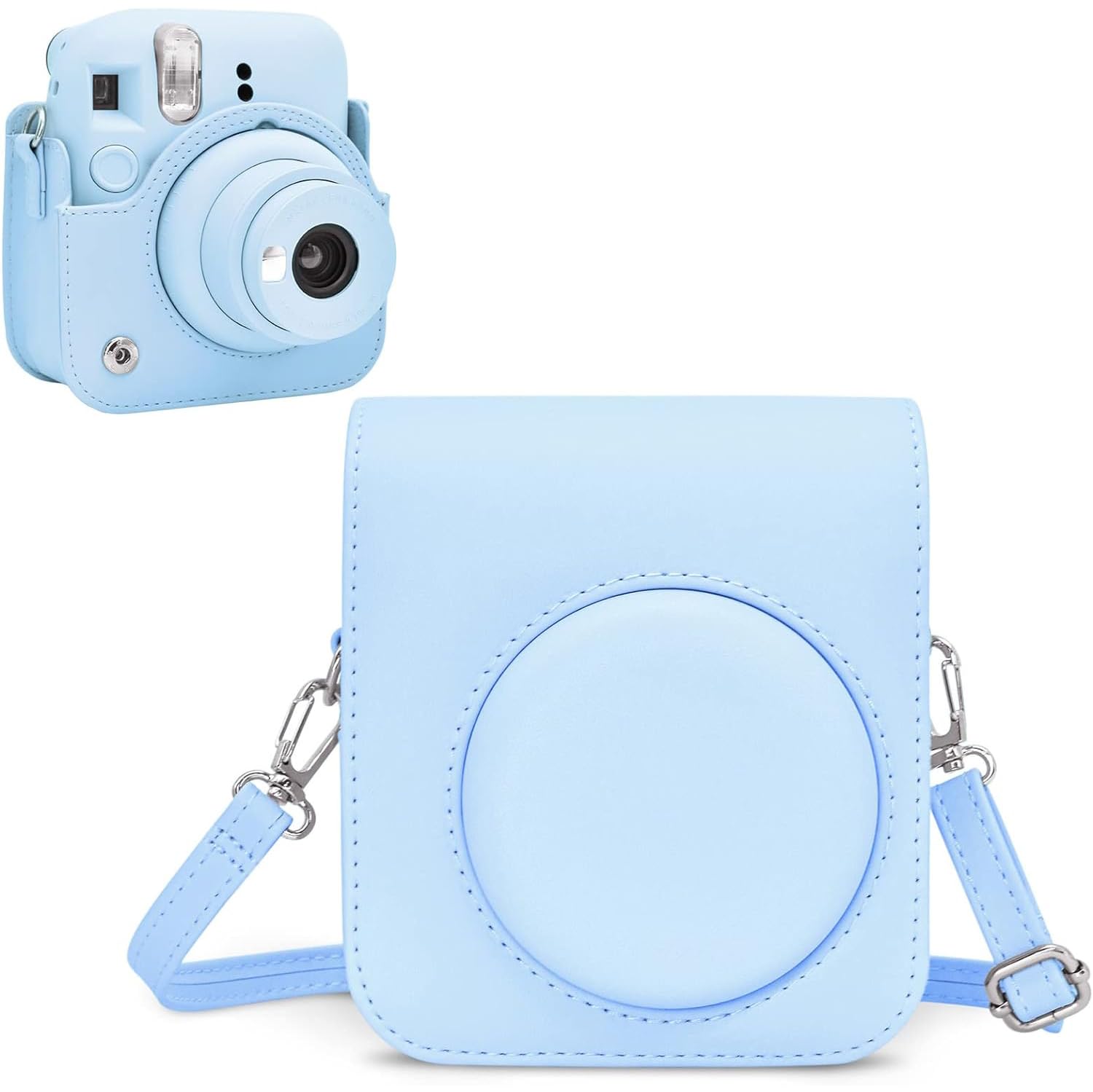 Rieibi Camera Case Compatible with Fuji Instax Mini 12 - MINI 12 Carry Case for Fujifilm Instax Mini 12 Instant Camera - mini 12 Bag Cover with Strap