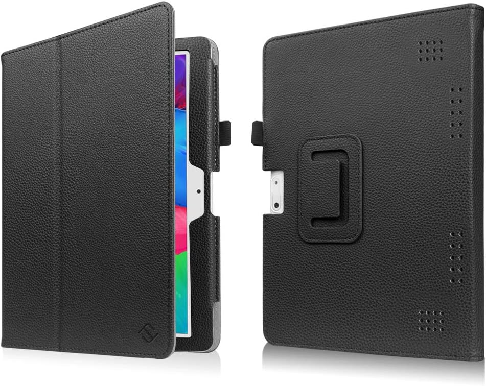 Fintie Case for ZONKO K105 10.1, MEIZE 10, Dragon Touch Notepad K10 / Max10 10.1 Tablet, Premium PU Leather Stand Cover for Lectrus, Victbing, Hoozo, Winsing 10 Android Tablet, Black