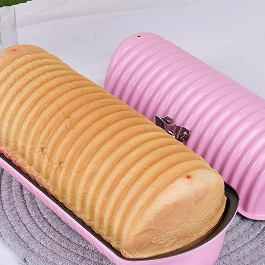 Molde para Pan Antiadherente Creativo con Hebilla, Forma De Flor, Corazón, Redondo, Molde para Pan De Acero Carbono, Utensilios De Cocina para Horno