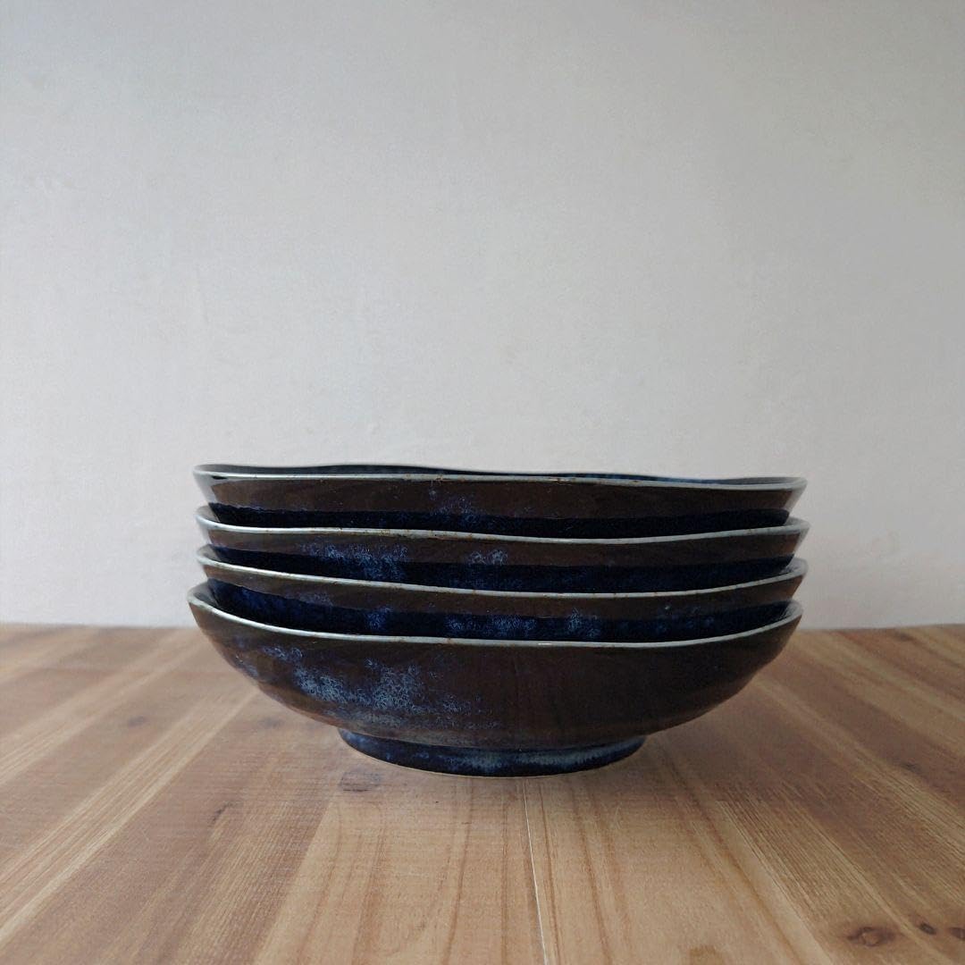 白山窯 山田正和造 織部 緑釉長皿 6客 商品詳細｜satou273｜織部菊型鉢