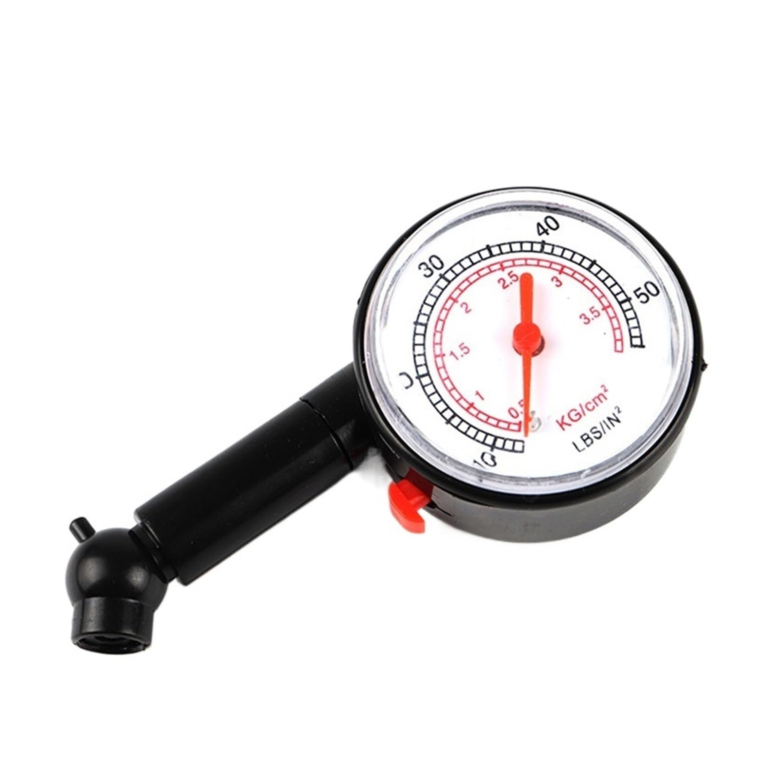 Manomètre, Manomètre de pression des pneus à cadran en acier inoxydable, double échelle 0-100 PSI for voiture, moto, camion(Set 2)
