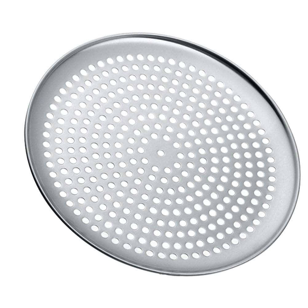 Yardwe Pizza Pan for Oven, 8 inch Nonstick Round Pizza Baking Sheet, Stainless Steel Pizza Pan with Holes, Nonstick Bakeware for Home Baking Kitchen Oven Restaurant (8 inch)