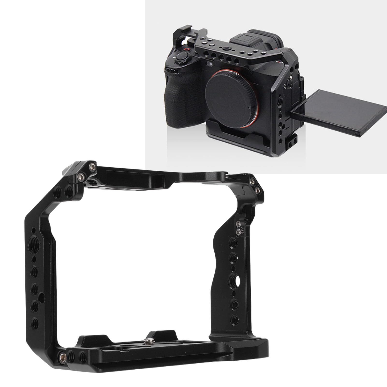 Aluminum Camera Cage for A7R3,A7M3,A9,Rig Stability