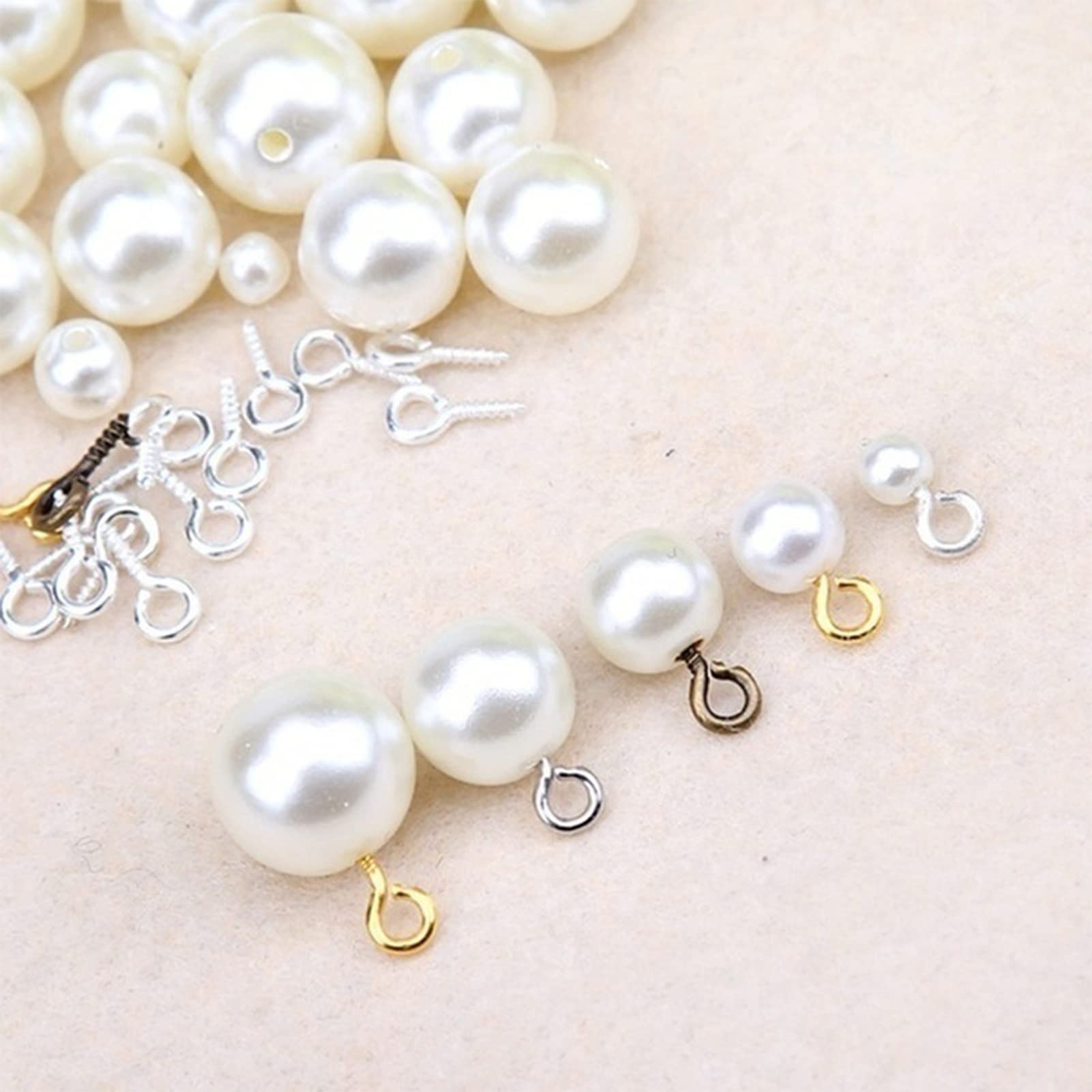 600 ganci dorati a vite, 4 x 8 mm, occhielli filettati a vite, mini cerchi in metallo, per la creazione di gioielli, fai da te, artigianato in resina, bottiglie con tappo in sughero