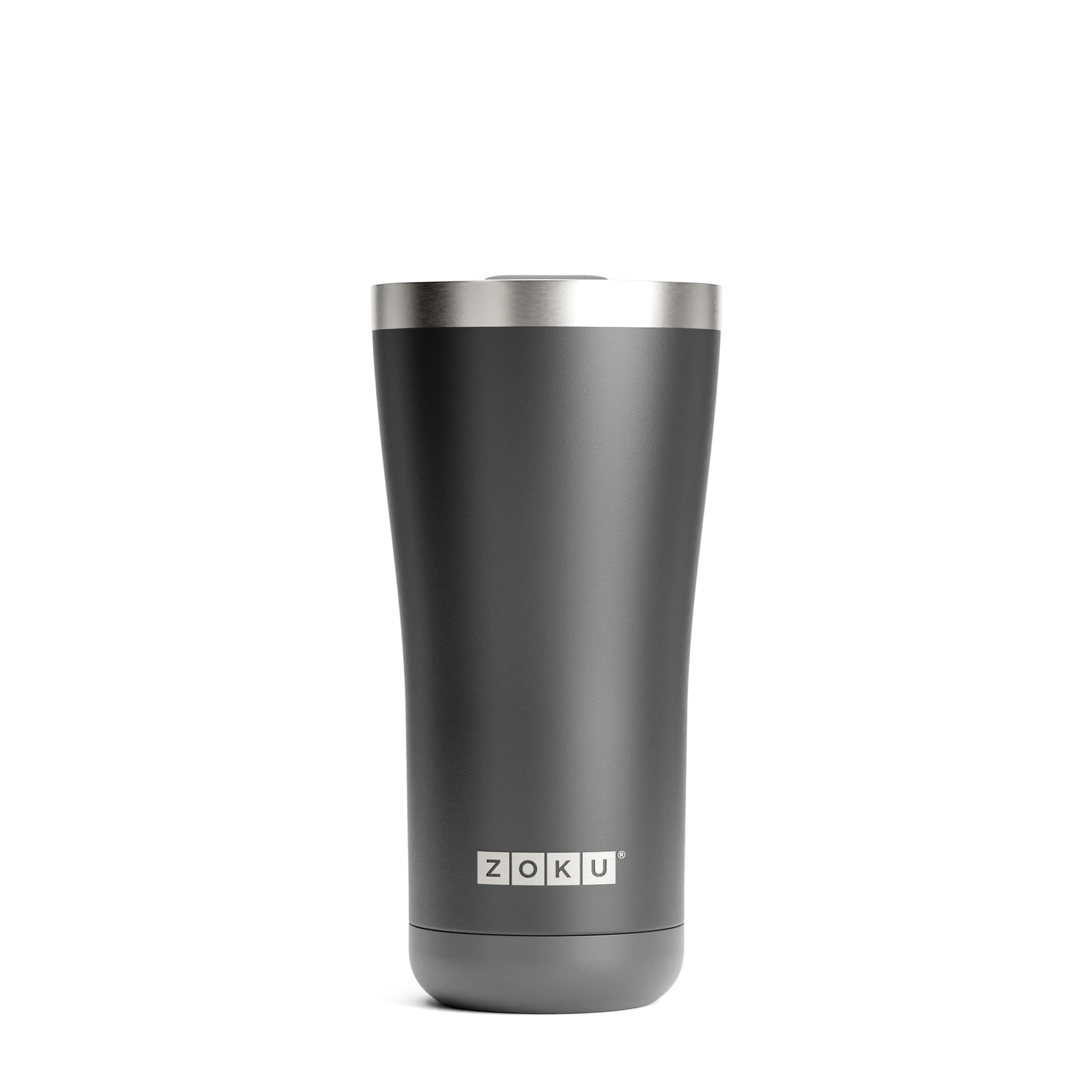 Buy Zoku 20oz Powder Coated Tumbler, Black Premium Stainless Steel