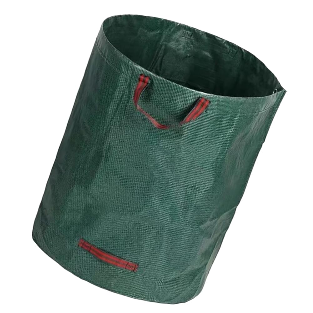 Contenedor de Hierba de Hoja, contenedor de Almacenamiento de Basura Reutilizable de Gran Capacidad, Bolsa Tejida de PP Impermeable Sacos de Jardin Bolsa Jardin(500L)