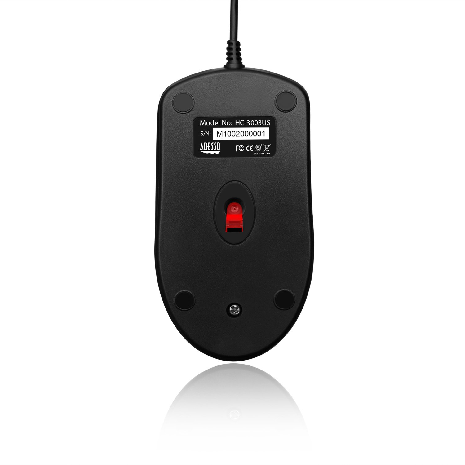 Amazon.com: Adesso 3-Button Desktop Optical Scroll USB Mouse with