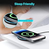 Vista 7 de Cargador inalámbrico de 30 W, cargador inalámbrico de 30 W, cargador inalámbrico rápido, carga inalámbrica compatible con Samsung Galaxy