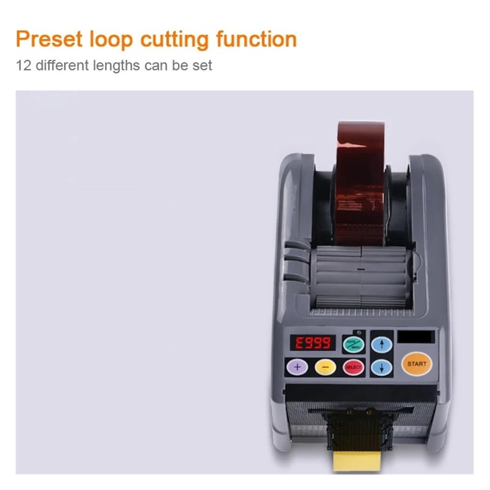 Tagliatrice automatica del nastro con dispenser di nastro 999 mm