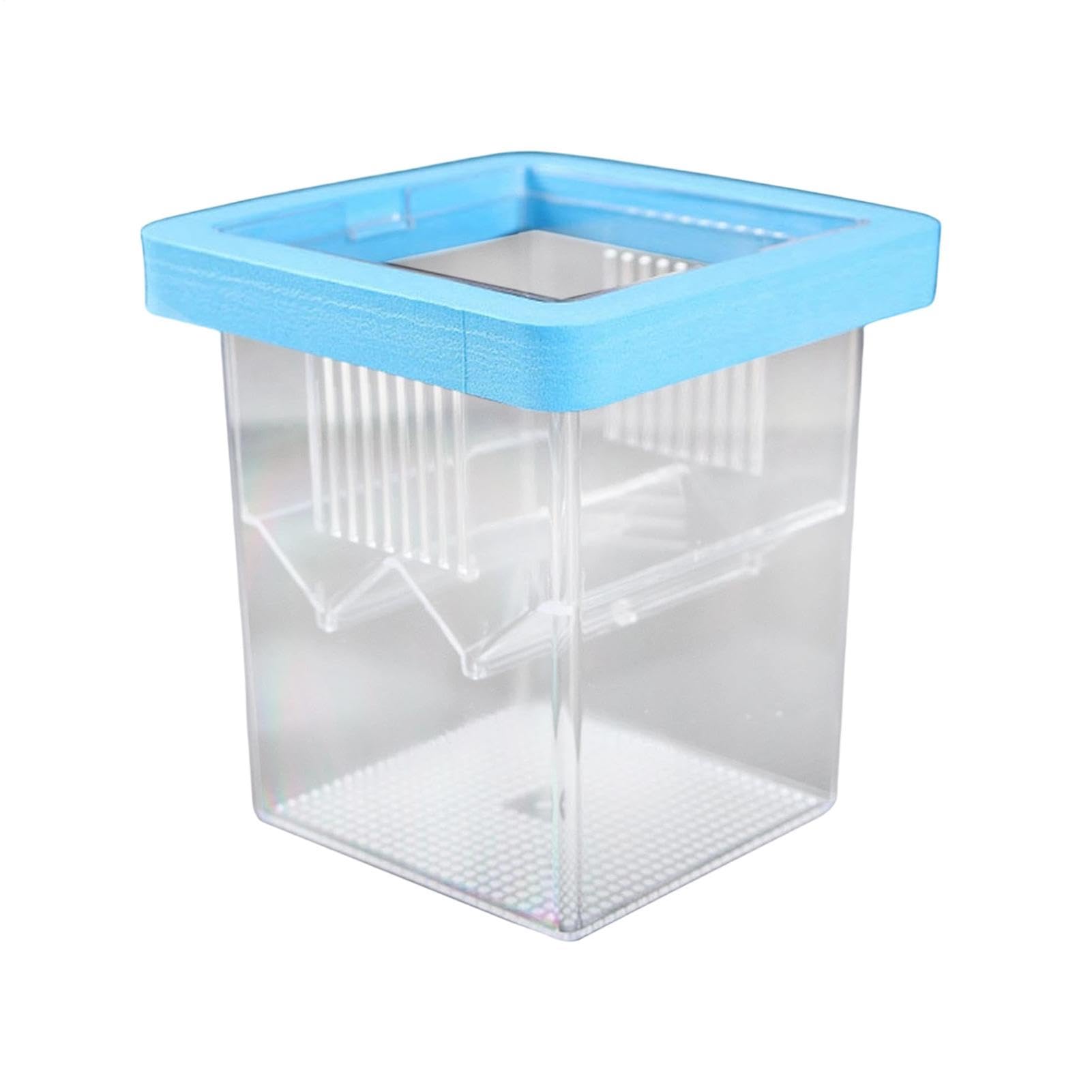 de Cría para Acuario,Incubadora Flotante pequeña acrílica para eclosión,Criadero de Peces - para Incubación Cuarentena Criadero Guppy Camarón Tortuga Agua Marina Hogar Oficina