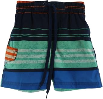 Kanu Boys 2T-4T Halo Striped Hybrid Swim Trunk is compatiable Surf Navy