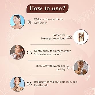 VCare Nalangu Maavu Soap for Men and Women|76% TFM Grade 1 Sunni Pindi for Bright Skin Bathing Soap Bar - 100gm Buy 3 Get 1 Free