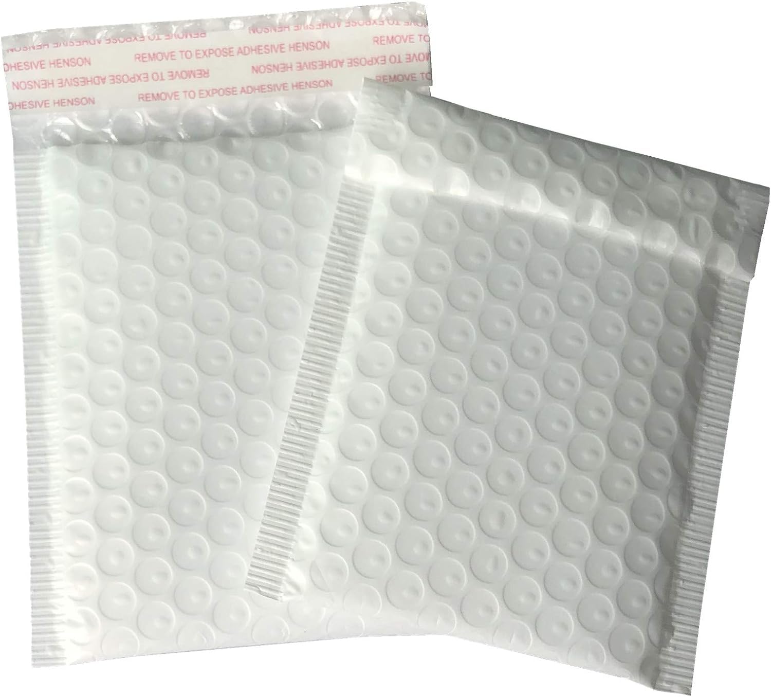 Sobres acolchados de burbujas de polietileno blanco de 5 x 7 pulgadas, bolsas de envío autosellantes, paquete de 100