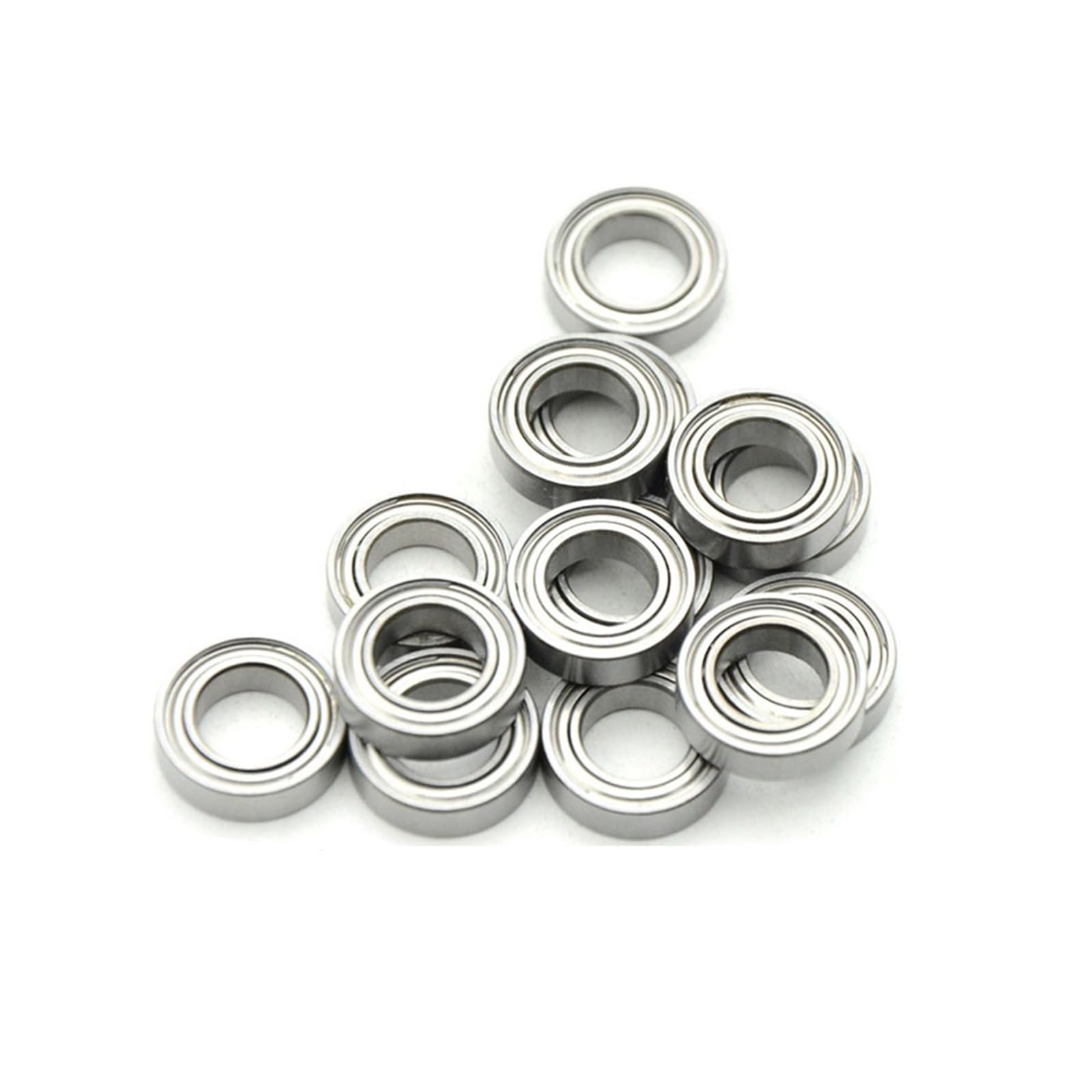 WEUSANXPL 10Pcs Metal Sealed Mini Miniature Bearings Ball Bearing MR52ZZ MR63ZZ MR74ZZ MR85ZZ MR106 MR117 MR155ZZ MR128 Chrome Steel Parts(MR52ZZ 2x5x2.5mm)