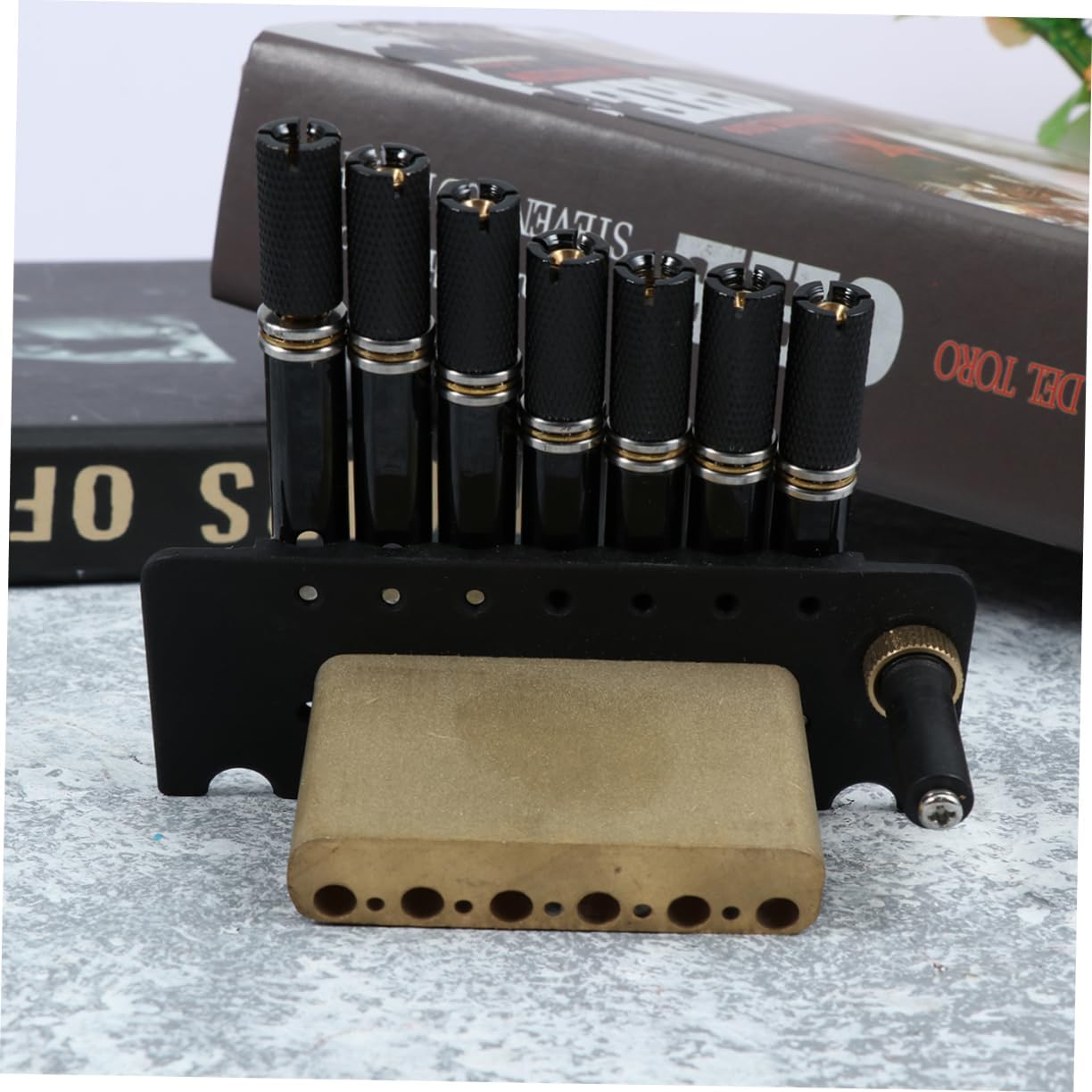 Guitar Bridge Tremolo Guitar Bridge Headless Metal Tremolo System Replacement Accessories
