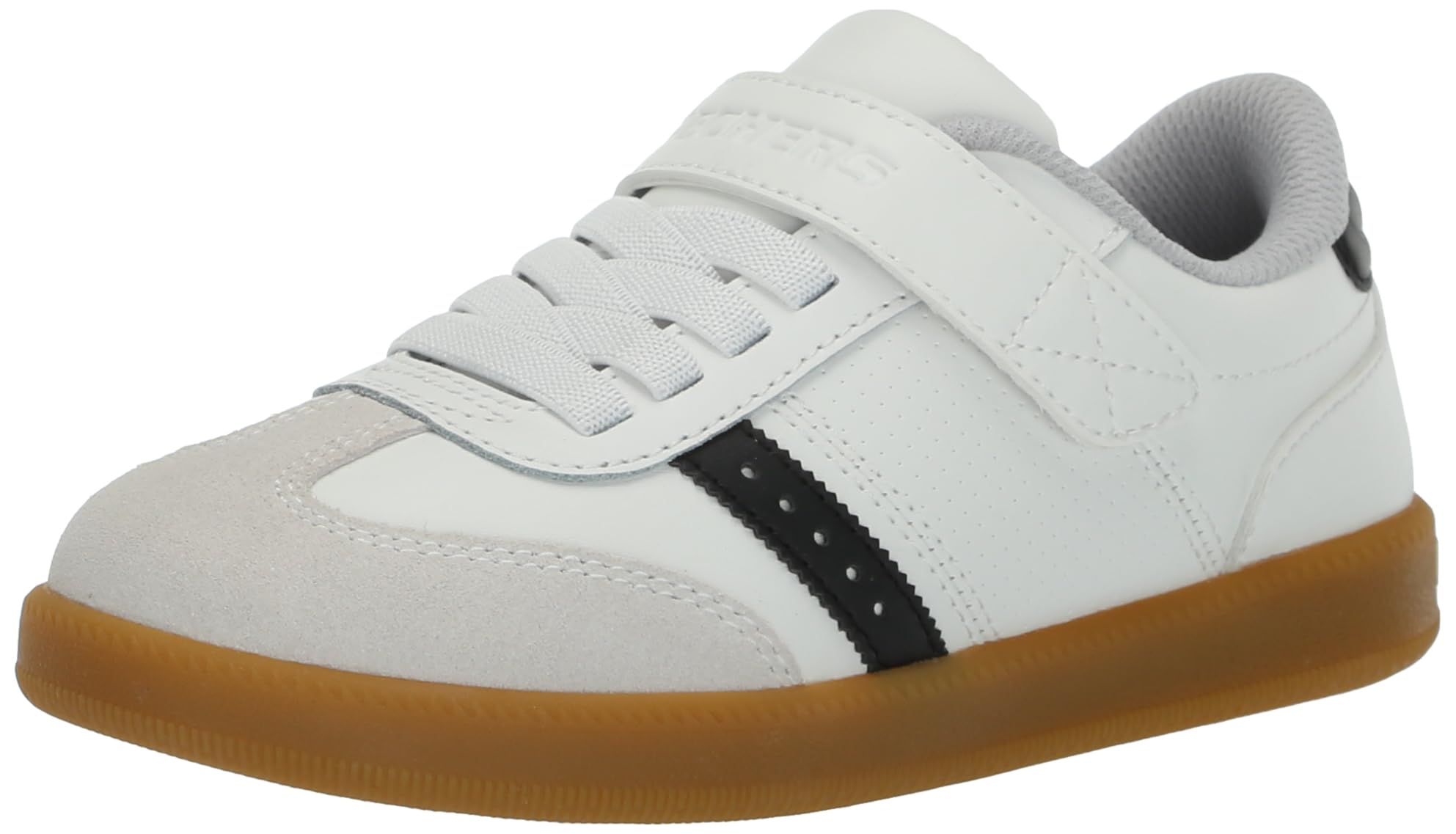 Skechers Kids Boy's Zinger Street Sneaker, White/Black, 5.5 Big Kid
