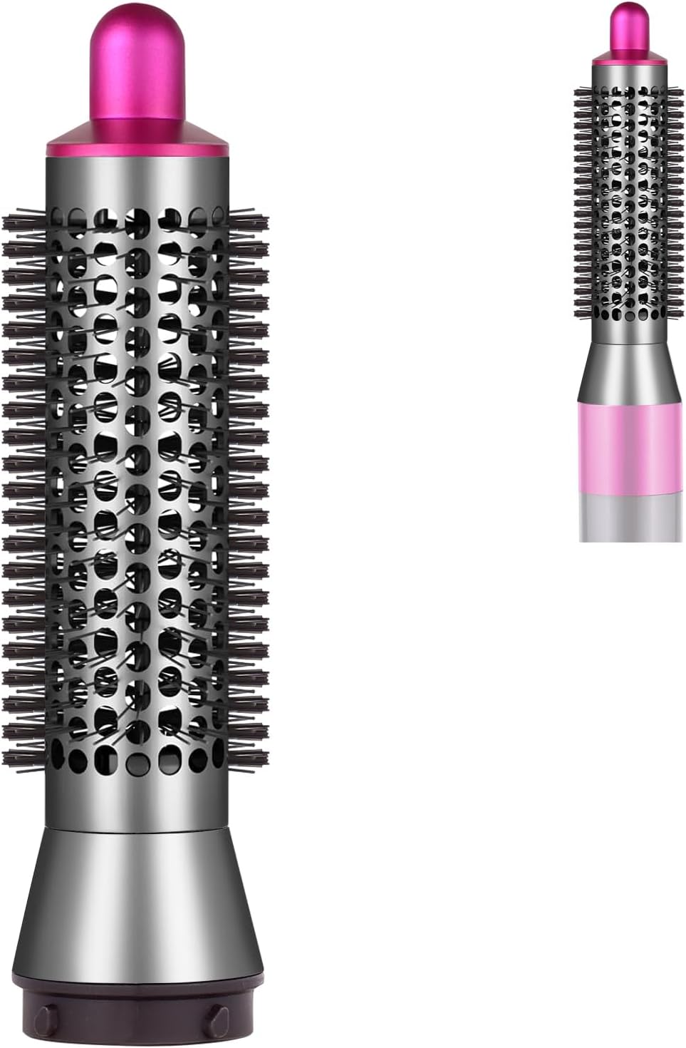 Small Round Volumizing Brush for Dyson Airwrap Attachments Bigger Round Brush Attachment for Dyson Air Wrap Styler, Fluff up and Volumize for Styling (Rose)