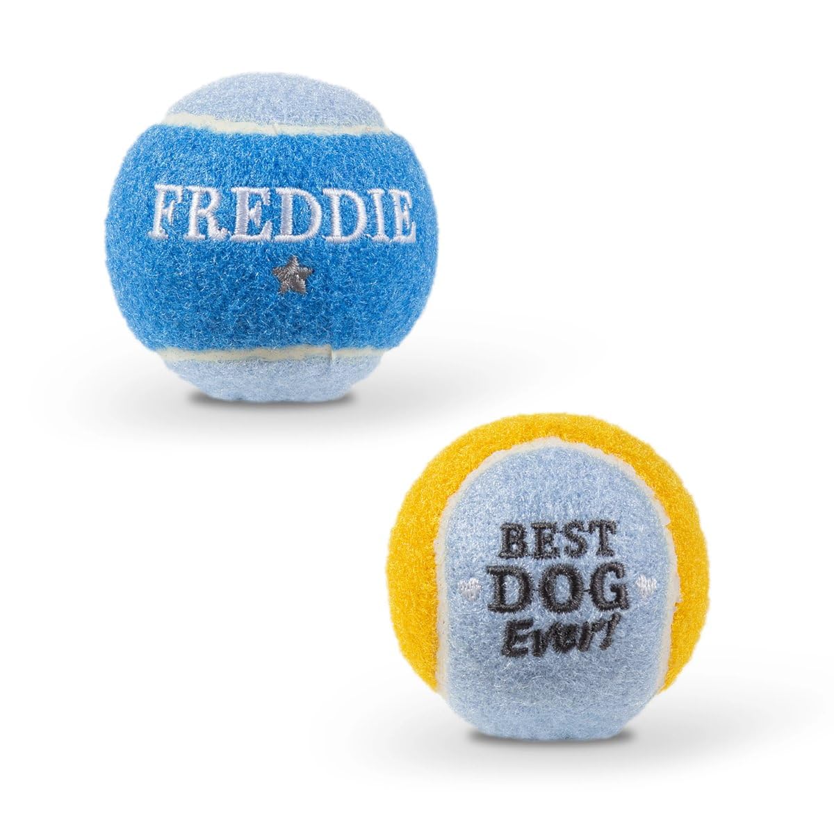 History & Heraldry Personalised Dog Balls – Pet Toy for Fun & Play – Durable, Chew-Resistant Fetch Balls for Small, Medium & Large Dogs (Freddie)