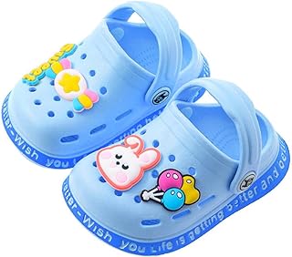 Toddler Clogs Girls Boys Clogs Garden Shoes Cartoon Slides Toddler Sandals Beach Kids Slippers