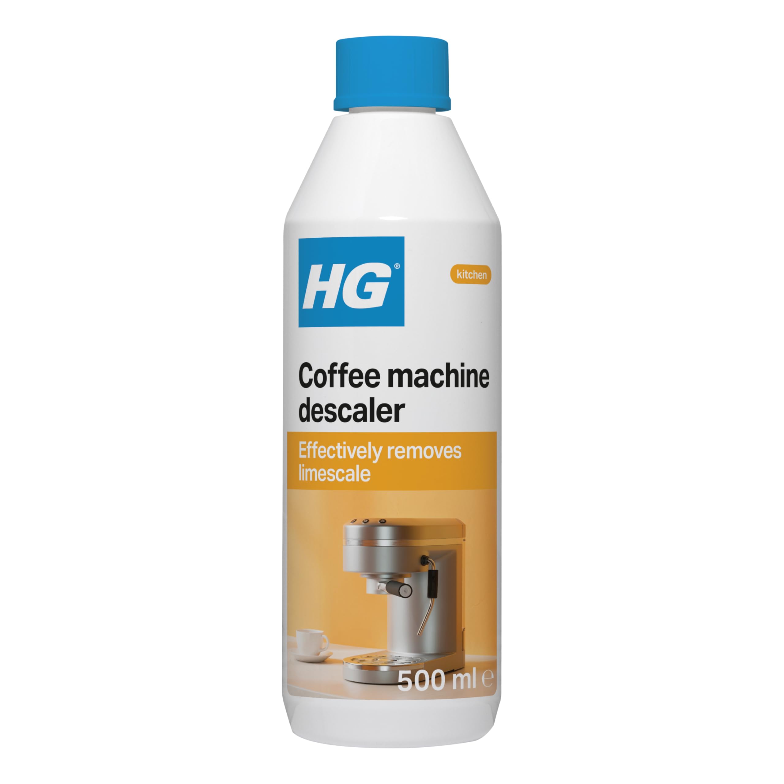 Coffee Machine Descaler, Tough Scale Remover for Espresso & Pod Machines – 500ml