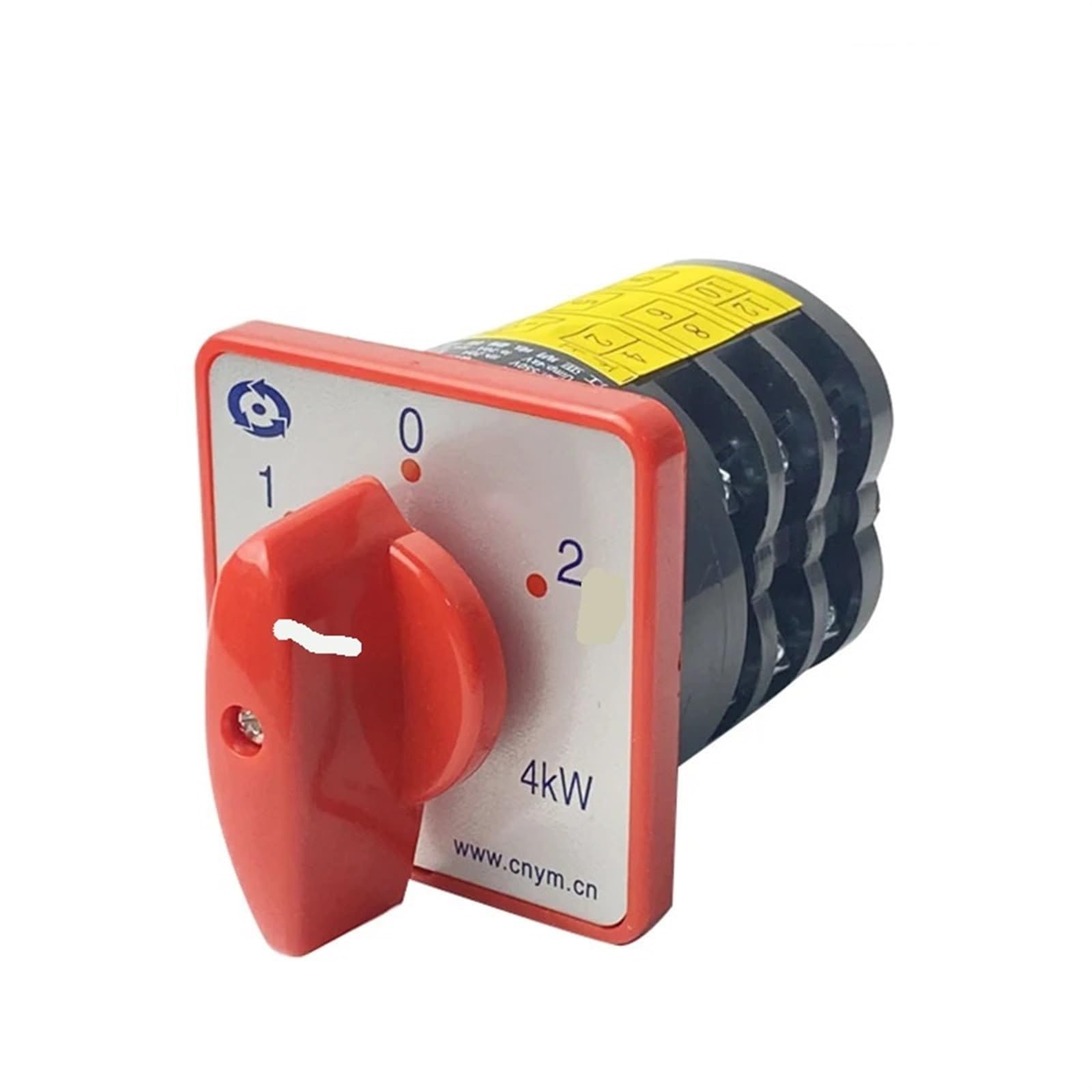 Selettore rotativo a 3 Posizioni da 20A 4KW Commutatore a camma di conversione con Contatto in Argento a 3 Poli a 12 terminali HZ5-20/4 M05