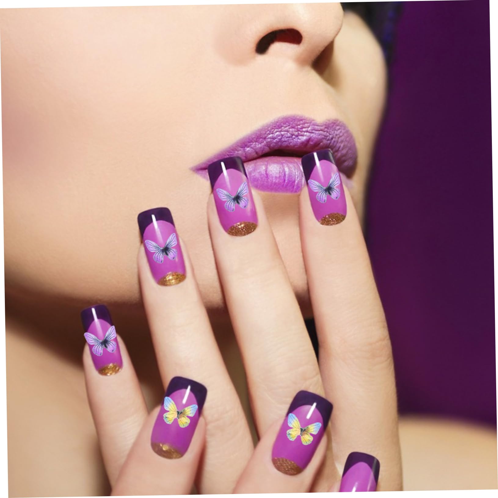 3 Set Decorazioni Unghie Farfalle Adesivi Per Nail Art Creativi Ciondoli Unici Per Manicure E Te Per Amanti Del Nail Design 3 Scatole*3