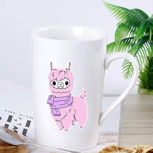 Miniatura 2 de Calcomanías de vinilo estéticas de llama para adolescentes y niñas, 50 unidades, mate, reutilizables, impermeables, lindas calcomanías de alpaca