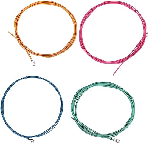 Miniatura 2 de Cuerdas de bajo eléctrico de aleación de níquel resistentes, cuerdas de bajo antioxidante, 4, suaves para instrumento para bajo eléctrico