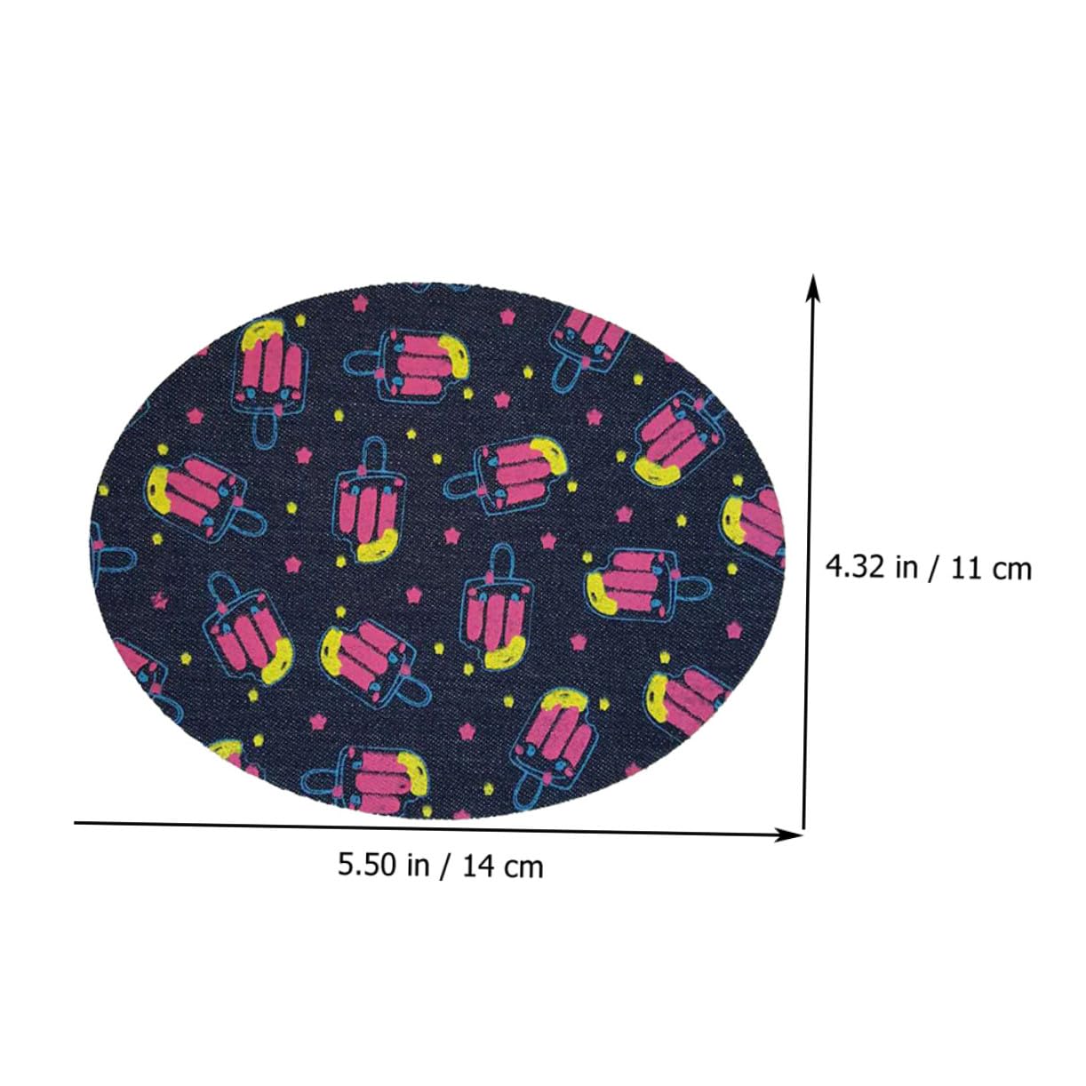 SEWACC 60stücke Denim Applikationen Stoffflicken Für Kleidung Aufbügelbare Annähen Geeignete Patches Zufälligen Farben Kreative Nähzubehör Für Jeans Und Textilien
