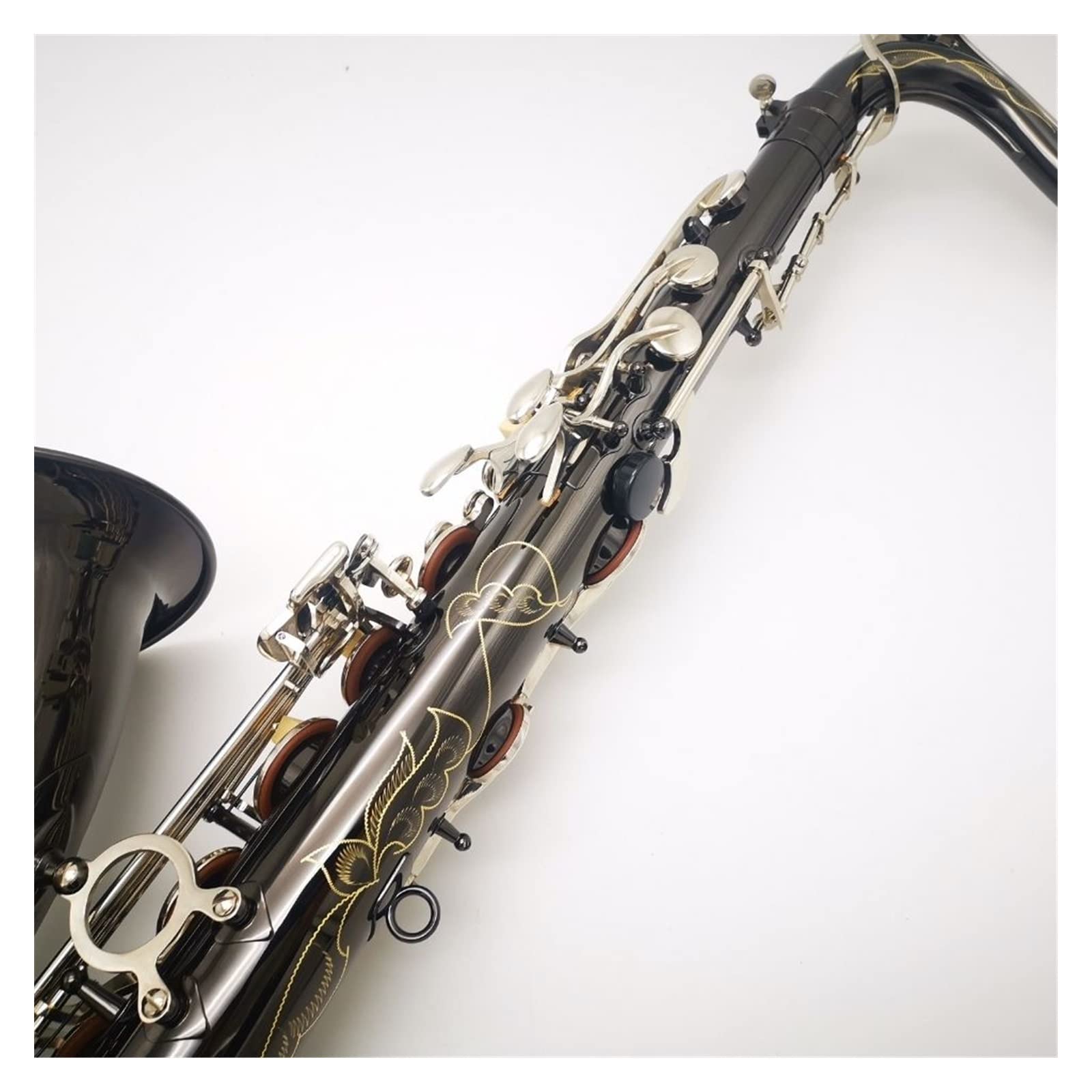 Sax Studente Sassofono Tenore in SIB Rame Bianco Nichel Oro B-Tune Strumento Sax Tenore Professionale