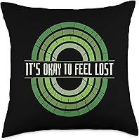 Vista 5 de Mental Health Designs for Mental Health Awareness It's Ok to Feel Lost Awareness - Almohada de salud mental, 16 x 16 pulgadas, multicolor