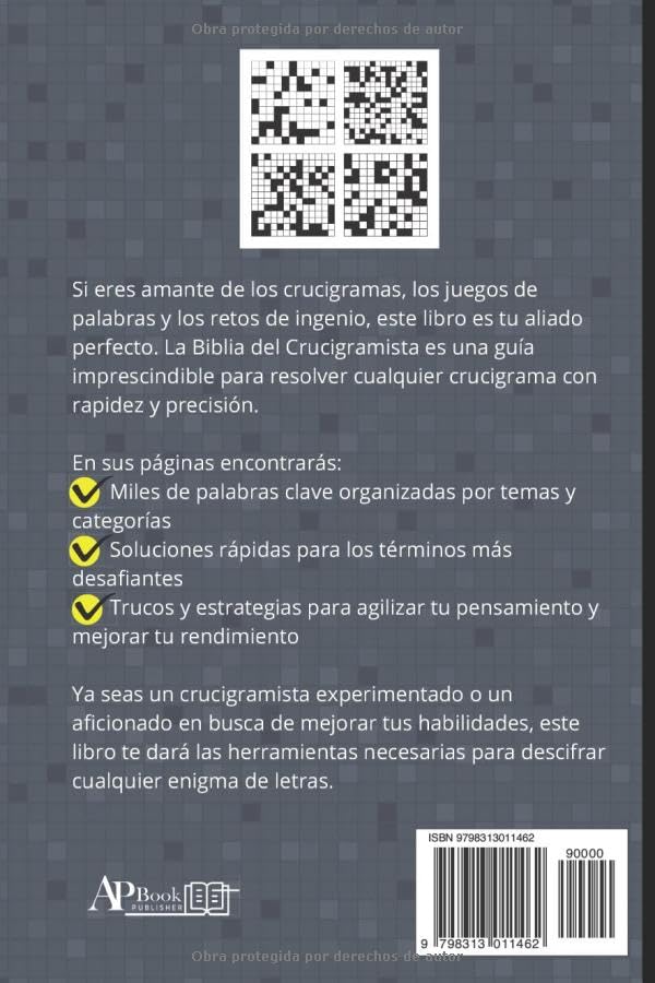 La Biblia del Crucigramista - Palabras y soluciones al instante: Guia definitiva para dominar crucigramas como un experto (Spanish Edition) - Image 2