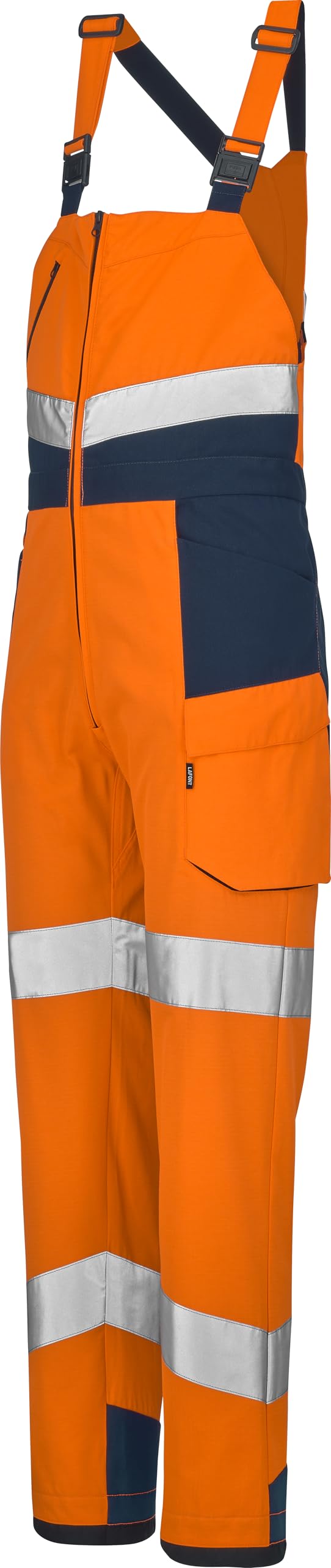 LAFONT COTTE A BRETELLES PROCA PI ORANGE FLUO / BLEU MARINE M - FR(44-46) - Vêtements de travail