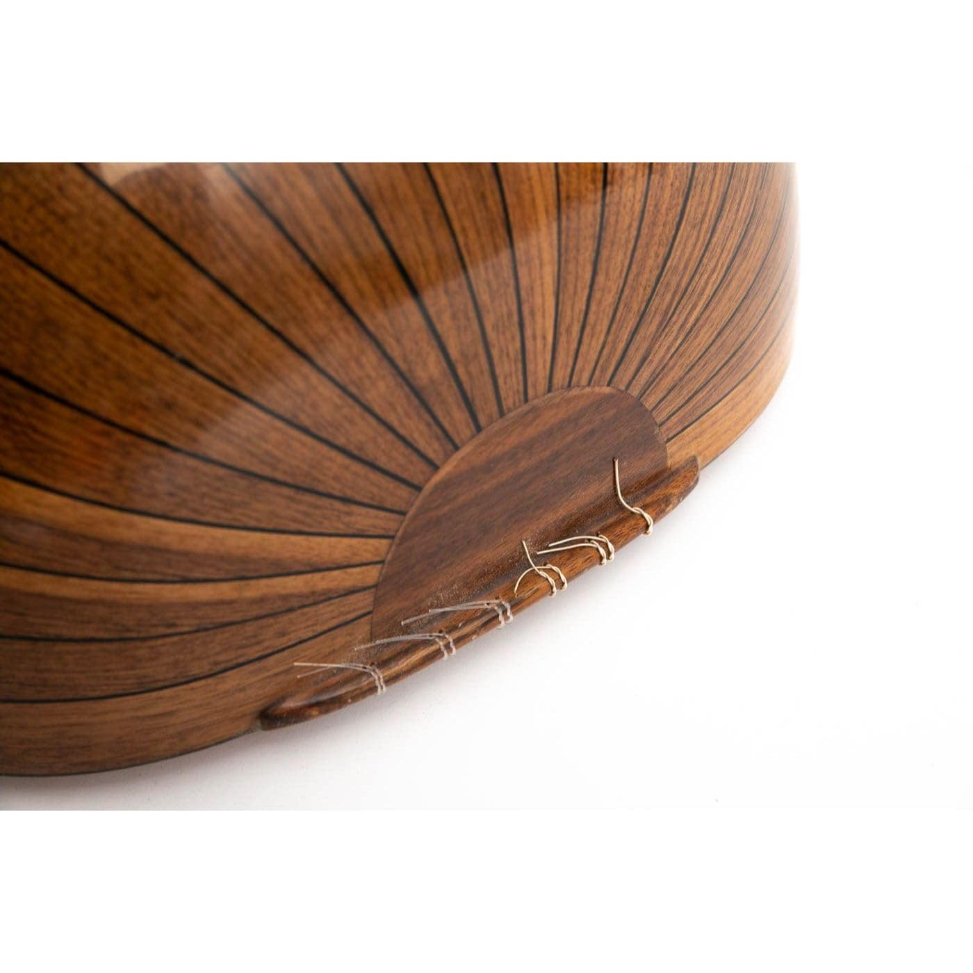 Iraqi Floating Bridge Oud with Cedar top & Selected Walnut wood with Ebony pegs Arabic Oud Soft case & rishas included - Image 5