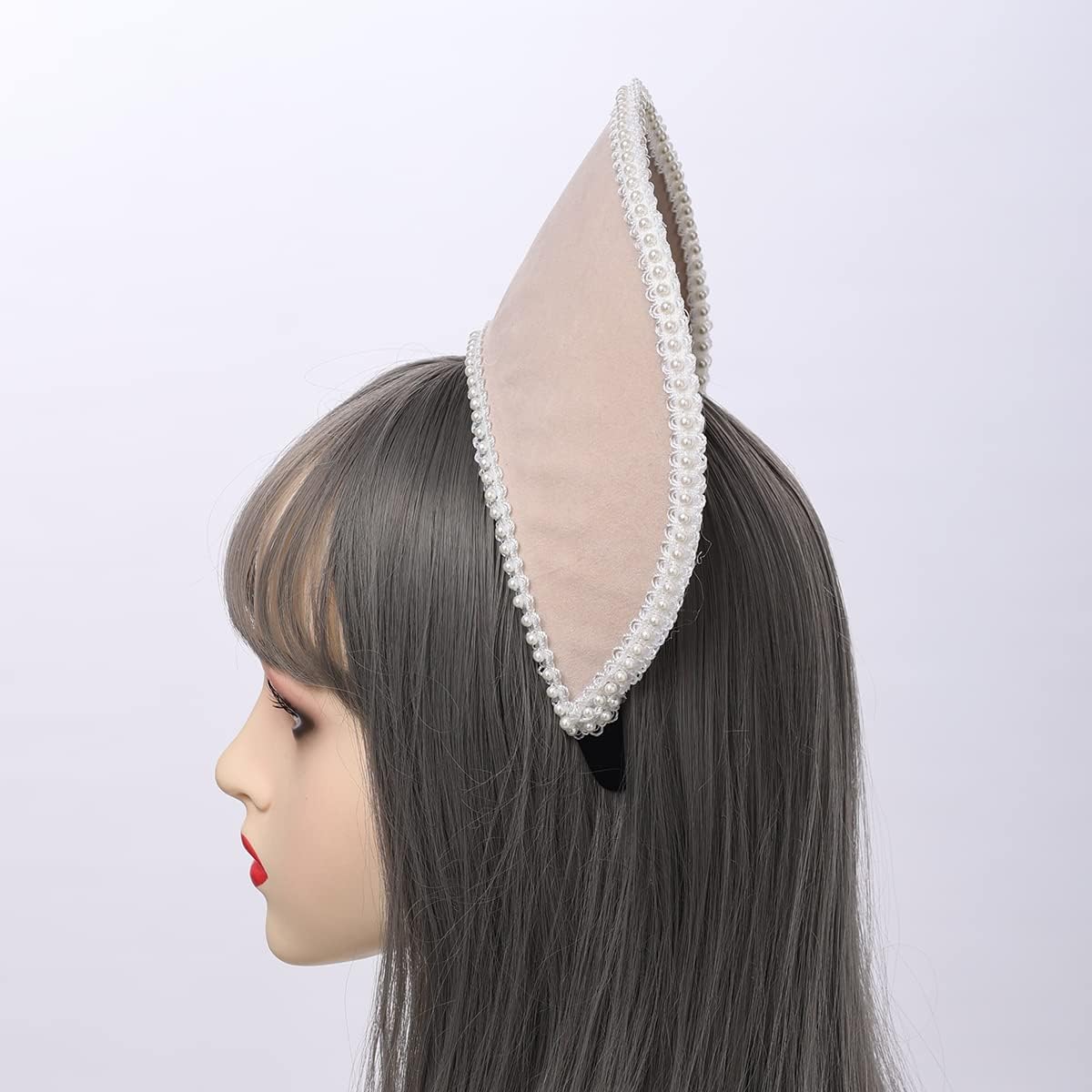 BPURB Victorian Vintage Headwear for Women Elizabethan Tudor Coronet Pilgrim Costume Cosplay Accessory Anne Boleyn Hat - Image 4