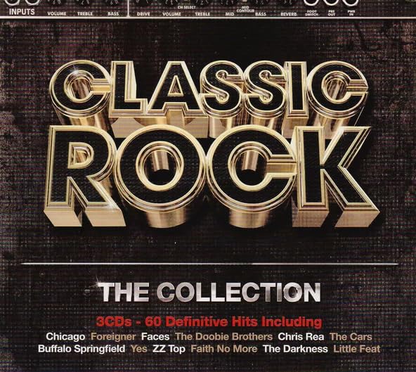 60 Hits of Classic Rock Collection Fraturing Chicago, ZZ Top, Foreigner, The Doobie Brothers and...